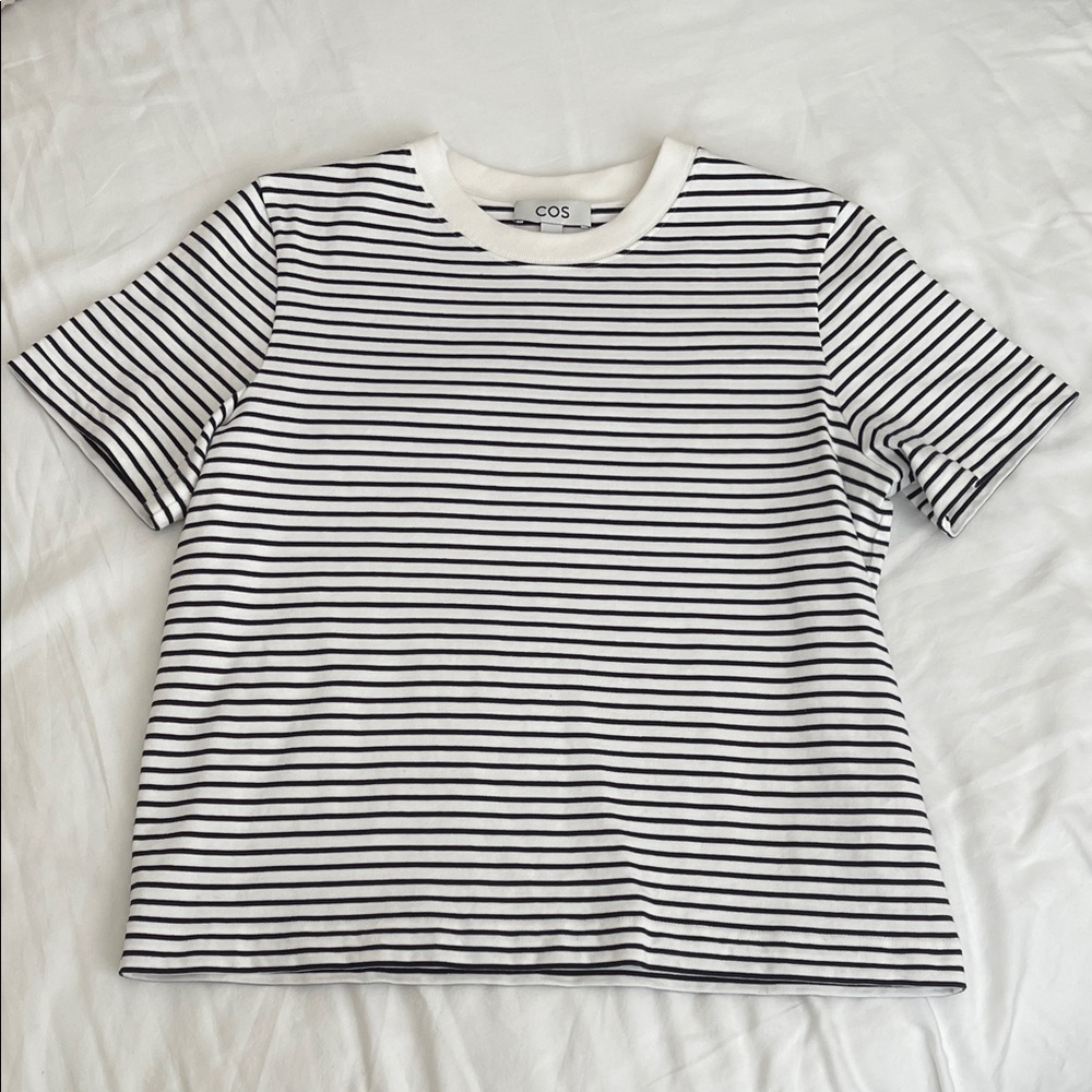 COS Clean Cut Striped Tee